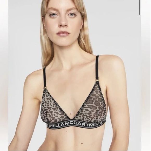 Stella McCartney***Animal Printed Mesh Bra and Underwear SET***Small $389 - Picture 2 of 6